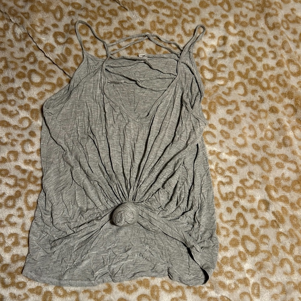 Cage Front Tank Top